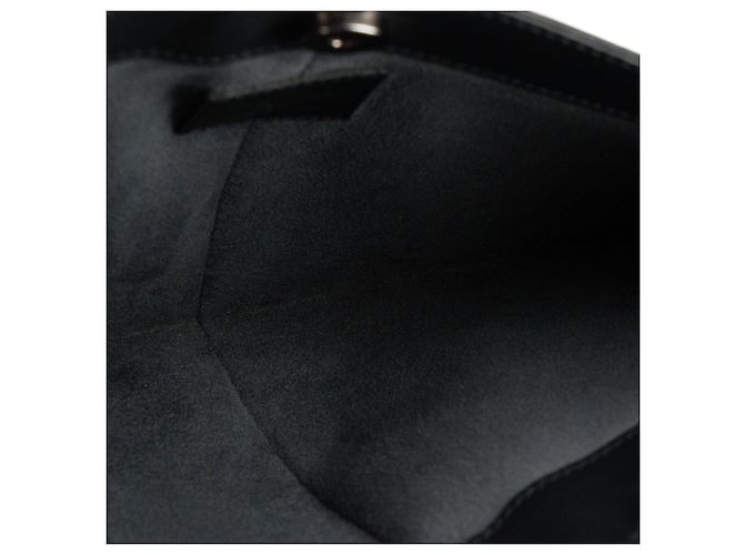 LOUIS VUITTON - Borsa a tracolla Louis Vuitton Demi Lune in pelle Epi nera Nero - vista 7