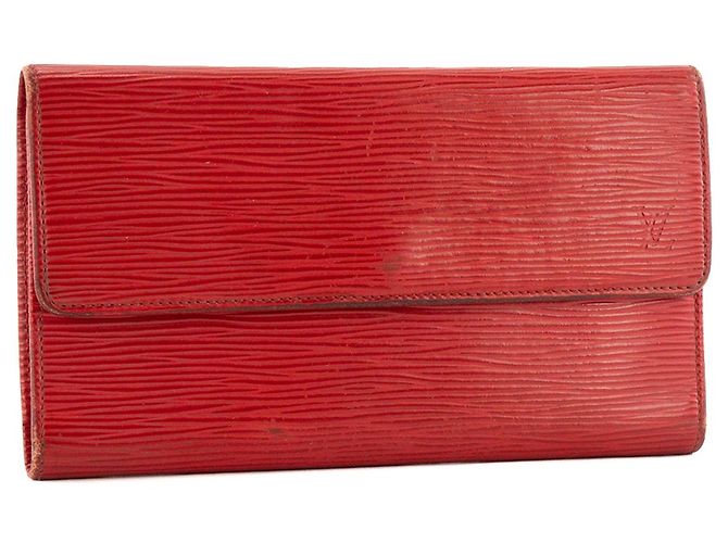 LOUIS VUITTON - Cartera Sarah Louis Vuitton en cuero epi rojo Roja - vista 2