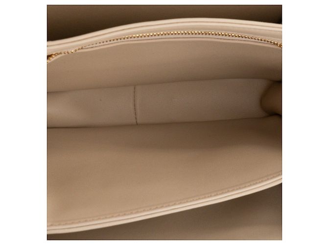Céline CELINE - Bolsa de ombro Triomphe Celine em couro liso bege - vista 7