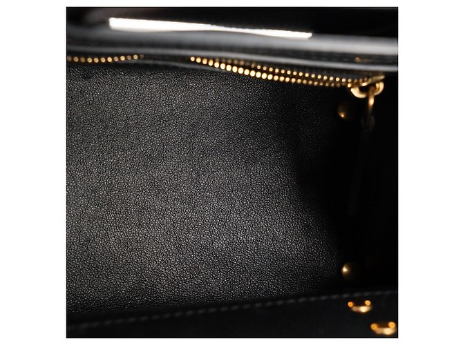 GIVENCHY - Sac à main Horizon Mini Givenchy en cuir noir - vue 7