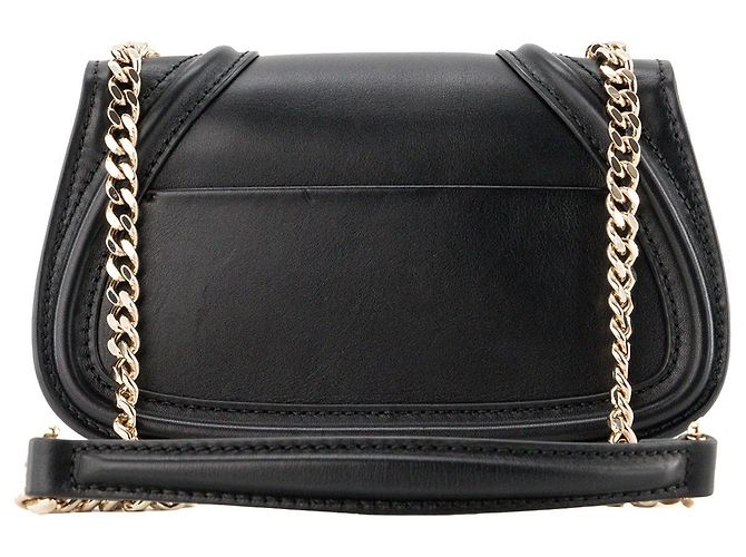 GUCCI - Borsa a tracolla Blondie Gucci in pelle liscia nera Nero - vista 3