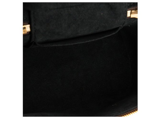 LOUIS VUITTON - Sac à bandoulière Vanity PM Louis Vuitton en toile enduite monogrammée reverse Marron - vue 7
