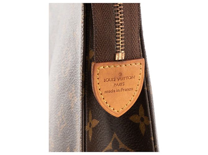 LOUIS VUITTON - Louis Vuitton Pochette 26 in tela rivestita monogram marrone - vista 5