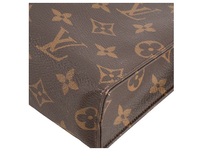 LOUIS VUITTON - Louis Vuitton Pochette 26 in tela rivestita monogram marrone - vista 6