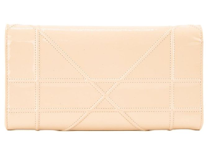 Autre Marque DIOR - Borsa a tracolla Wallet On Chain Diorama Dior in pelle laccata beige - vista 3