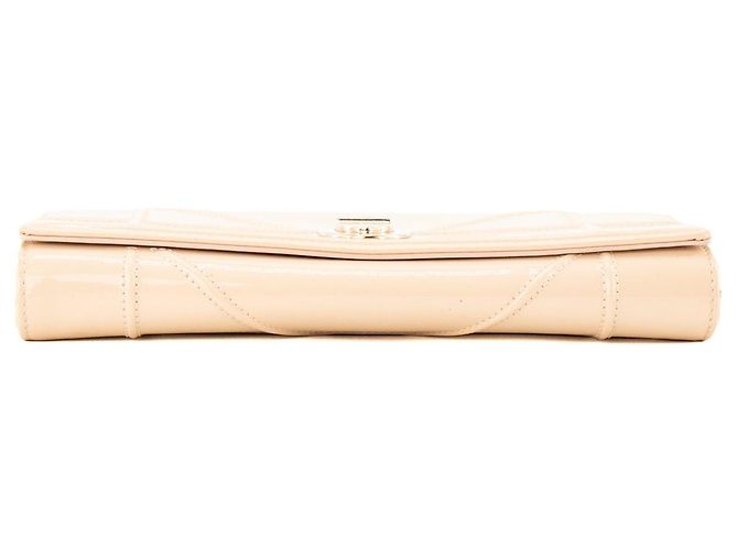 Autre Marque DIOR - Borsa a tracolla Wallet On Chain Diorama Dior in pelle laccata beige - vista 4