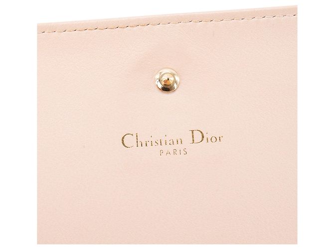 Autre Marque DIOR - Borsa a tracolla Wallet On Chain Diorama Dior in pelle laccata beige - vista 7