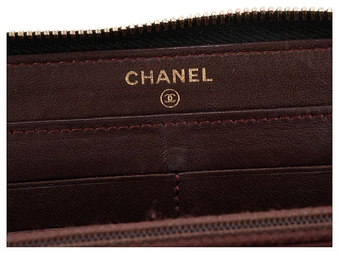 CHANEL - Portafoglio lungo Classique/Timeless in pelle liscia nera Nero - vista 7