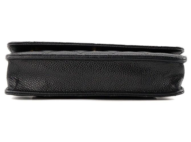 CHANEL - Borsa a tracolla Wallet On Chain Classic/Timeless Chanel in pelle caviar nera Nero - vista 4