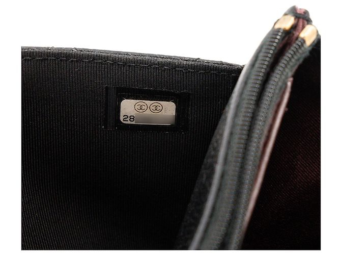 CHANEL - Borsa a tracolla Wallet On Chain Classic/Timeless Chanel in pelle caviar nera Nero - vista 8