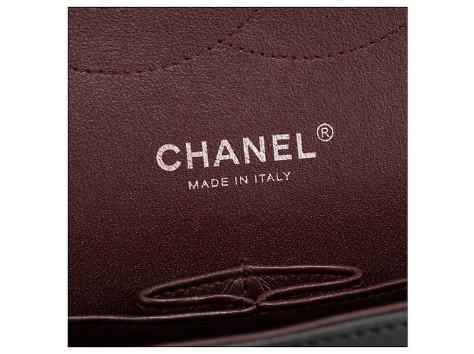 CHANEL - Borsa a tracolla Classique/Timeless Jumbo Chanel in pelle liscia nera Nero - vista 6