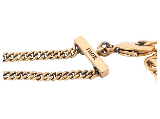 Autre Marque DIOR - Collana girocollo J'Adior Dior in metallo dorato invecchiato D'oro - vista 2