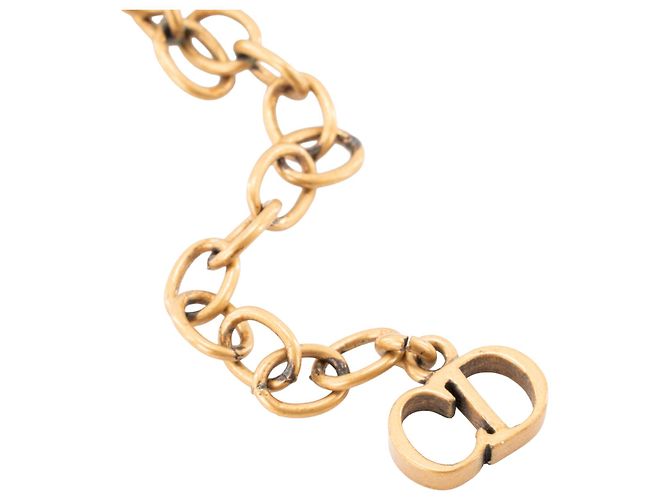 Autre Marque DIOR - Collana girocollo J'Adior Dior in metallo dorato invecchiato D'oro - vista 3