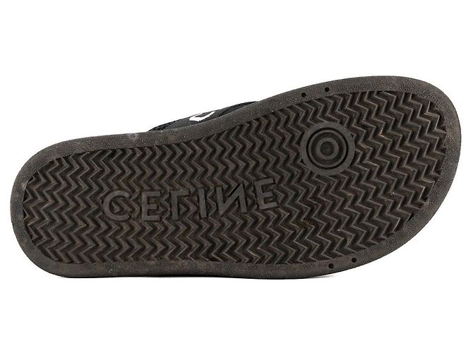 Céline CELINE - Sandali Celine in tela nera (T39) Nero - vista 4