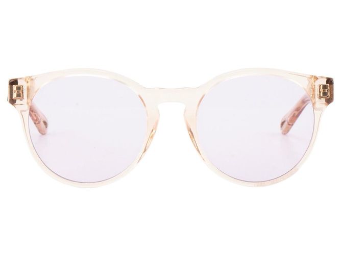 CHLOÉ - Occhiali da sole Chloé in acetato rosa pallido e metallo dorato - vista 2