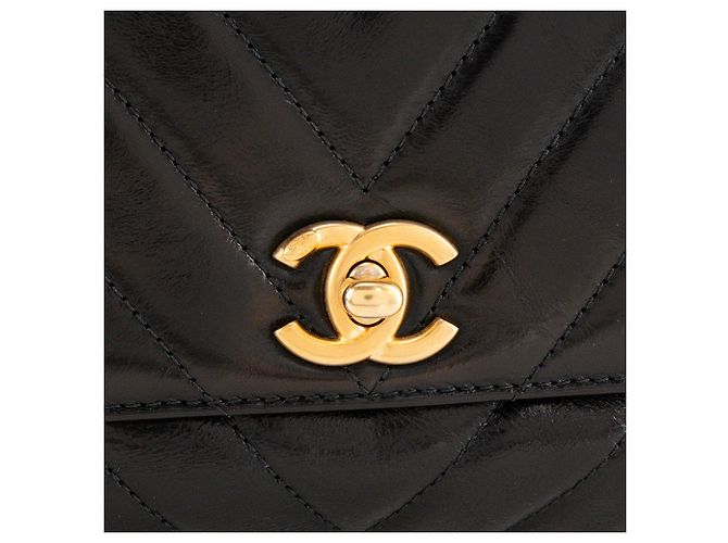 CHANEL - Borsa a tracolla Coco Handle small Chanel in pelle nera Nero - vista 5