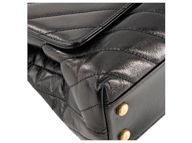 CHANEL - Borsa a tracolla Coco Handle small Chanel in pelle nera Nero - vista 6