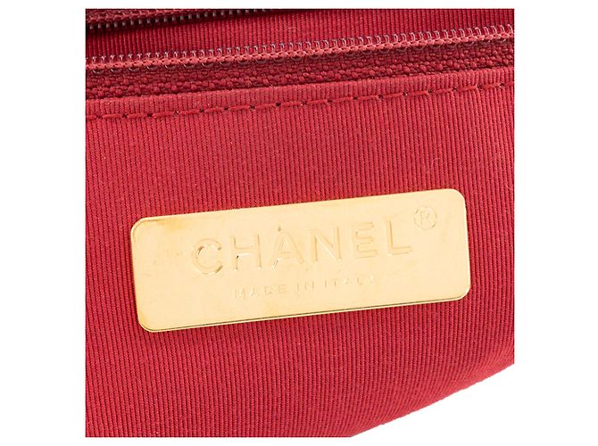 CHANEL - Borsa a tracolla Chanel 19 in pelle liscia nera Nero - vista 5