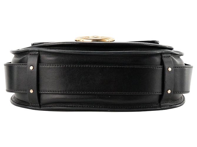 CHLOÉ - Borsa a tracolla Tess Chloé in pelle liscia nera Nero - vista 4