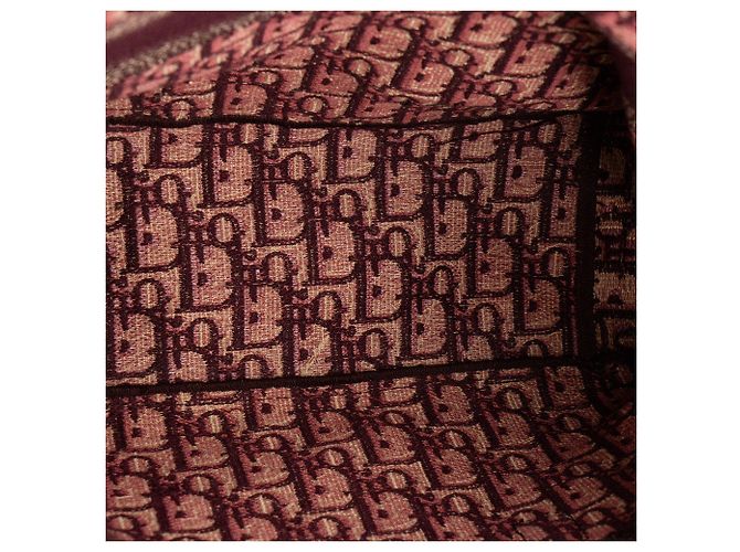 DIOR - Diorcamp Dior Schultertasche aus bordeauxrotem Dior Oblique Canvas - Ansicht 5