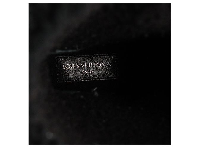 LOUIS VUITTON - Stivali Snowdrop Louis Vuitton in lana nera e bianca (T37) Nero - vista 7