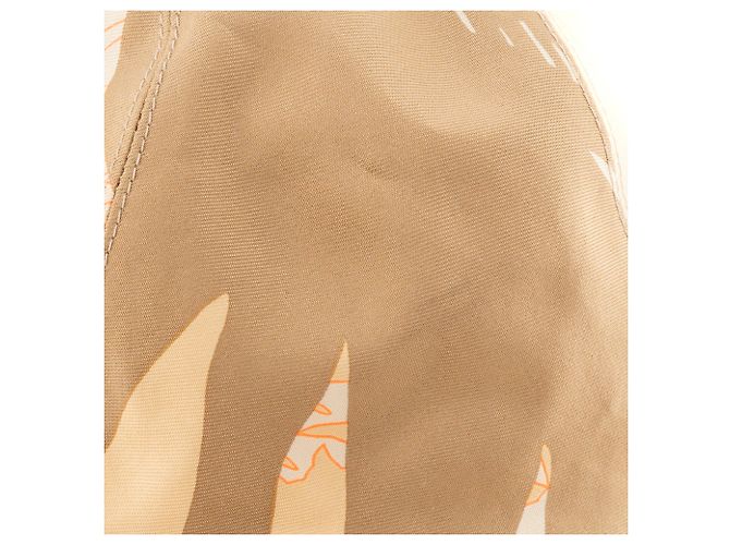 HERMÈS - Davis Jungle Hermès Kappe beige und orange (T57) Braun - Ansicht 4