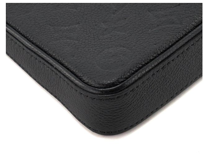 LOUIS VUITTON - Borsa a tracolla Easy Pouch On Strap Louis Vuitton in pelle Empreinte nera Nero - vista 4