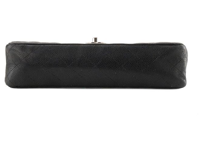 CHANEL - Borsa a mano Classique/Timeless 11.12 Chanel in pelle caviar nera Nero - vista 4
