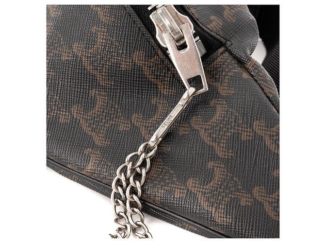 Céline CELINE - Borsa cintura Celine in tela rivestita monogramma marrone - vista 4