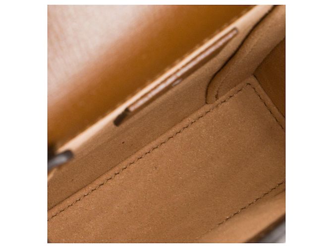 GUCCI - Borsa a tracolla Gucci Horsebit 1955 verticale in tela monogram beige e marrone - vista 9