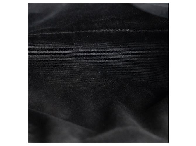 Autre Marque SAINT LAURENT - Borsa a tracolla Loulou Medium Saint Laurent in pelle liscia nera Nero - vista 10