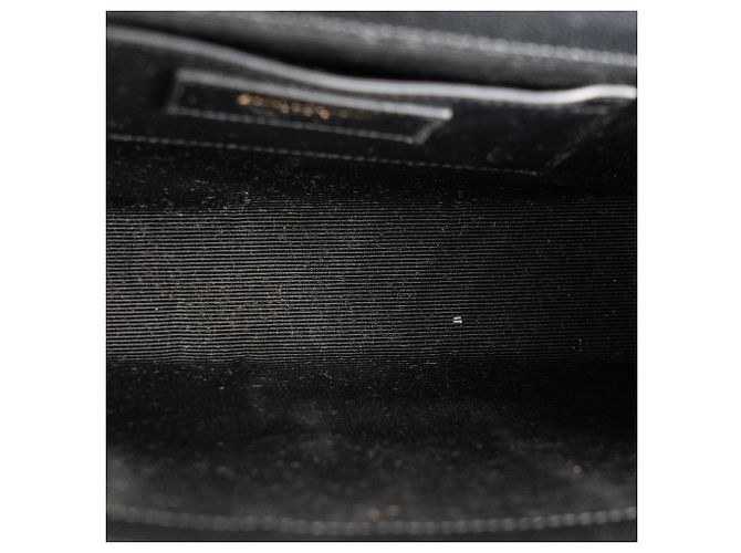 Autre Marque SAINT LAURENT - Borsa a tracolla Saint Laurent Kate in pelle grana grossa nera Nero - vista 10