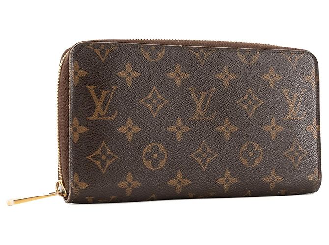 LOUIS VUITTON - Cartera Louis Vuitton Zippy Organizer en lona recubierta monogram marrón Castaño - vista 2