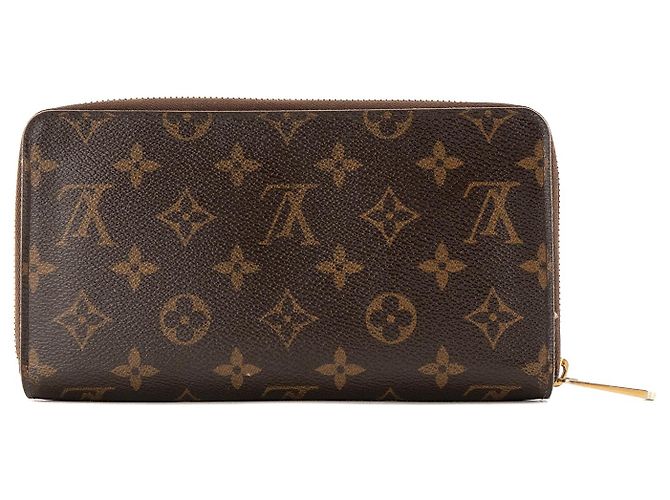 LOUIS VUITTON - Cartera Louis Vuitton Zippy Organizer en lona recubierta monogram marrón Castaño - vista 3