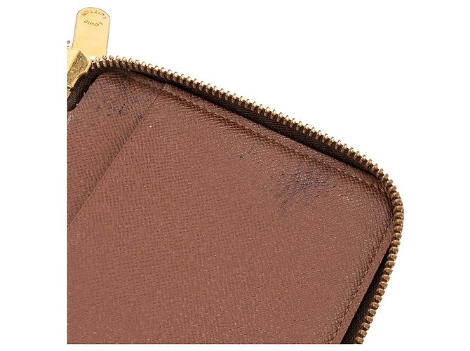 LOUIS VUITTON - Cartera Louis Vuitton Zippy Organizer en lona recubierta monogram marrón Castaño - vista 8