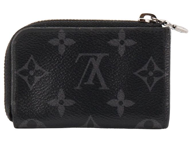 LOUIS VUITTON - Portafoglio Zippy Louis Vuitton in toile enduite monogram eclipse Nero - vista 2