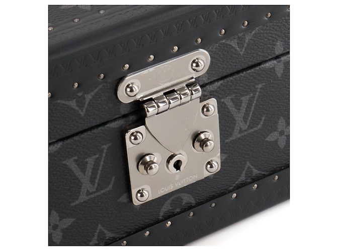 LOUIS VUITTON - Set di 8 orologi Louis Vuitton in tela rivestita Monogram Eclipse Nero - vista 5