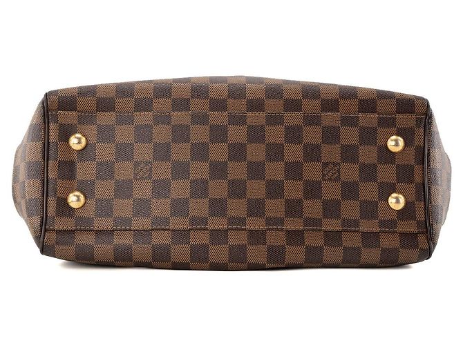 LOUIS VUITTON - Borsa a tracolla Louis Vuitton Trevi PM in tela damier ebene Marrone - vista 4