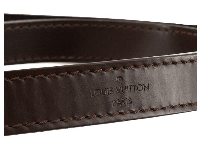 LOUIS VUITTON - Borsa a tracolla Louis Vuitton Trevi PM in tela damier ebene Marrone - vista 7