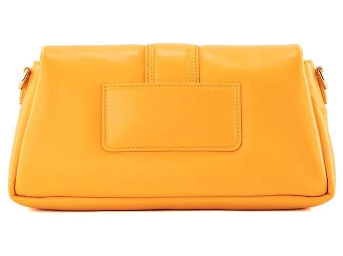 JACQUEMUS - Borsa a tracolla Bambimou Jacquemus in pelle liscia arancione - vista 3