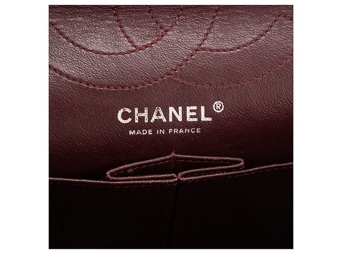 CHANEL - Borsa a tracolla 2.55 Chanel in pelle stropicciata nera Nero - vista 7