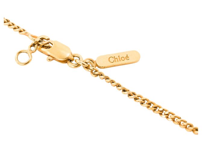 CHLOÉ - Collana lunga a catena Chloé in metallo dorato D'oro - vista 6
