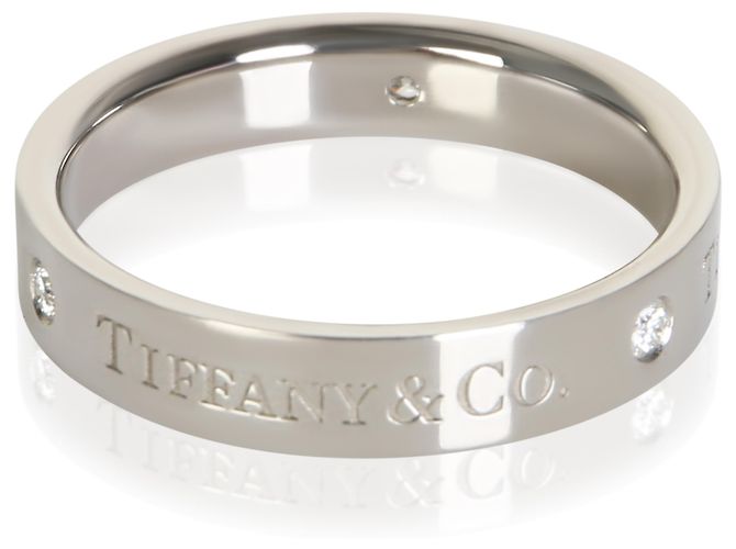 Anello Tiffany & Co. T&Co. in platino e diamanti - vista 3