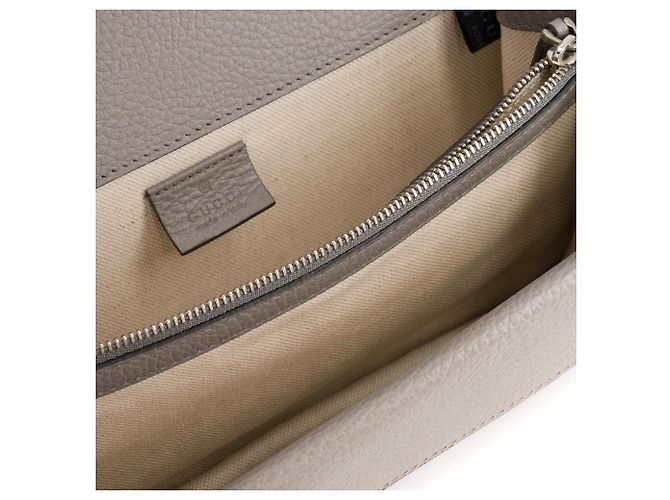 GUCCI - Borsa a tracolla Gucci Dionysus in pelle grana grigia Grigio - vista 7