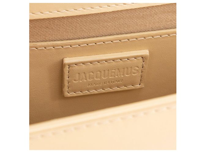 JACQUEMUS - Borsa a tracolla Le Bambinou Jacquemus in pelle liscia gialla Giallo - vista 11