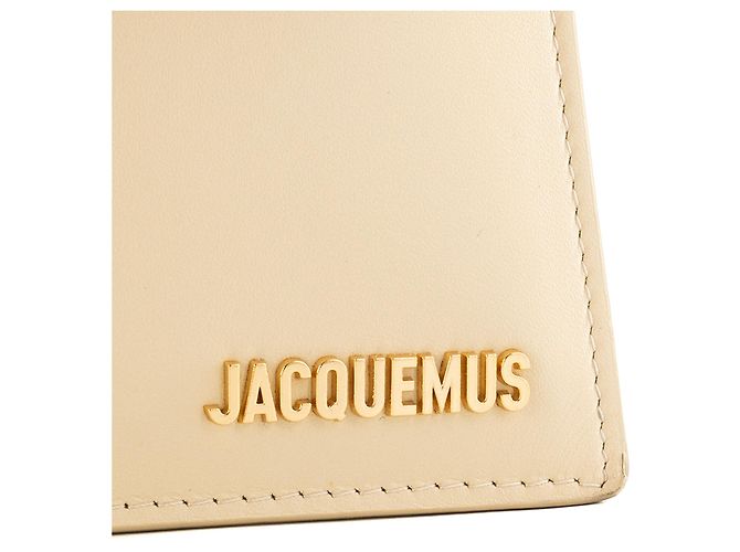 JACQUEMUS - Borsa a tracolla Le Bambinou Jacquemus in pelle liscia gialla Giallo - vista 5