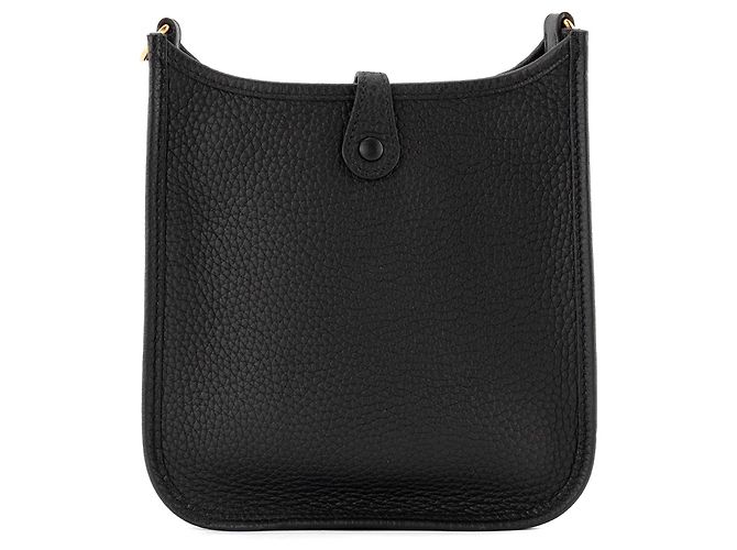 HERMÈS - Borsa a tracolla Evelyne 16 Hermès in pelle clémence nera Nero - vista 3