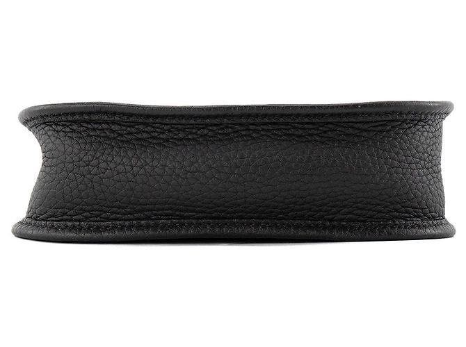 HERMÈS - Borsa a tracolla Evelyne 16 Hermès in pelle clémence nera Nero - vista 4