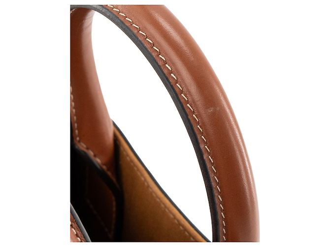 Céline CELINE - Cabas Plat PM Celine in tela rivestita monogramma marrone - vista 5