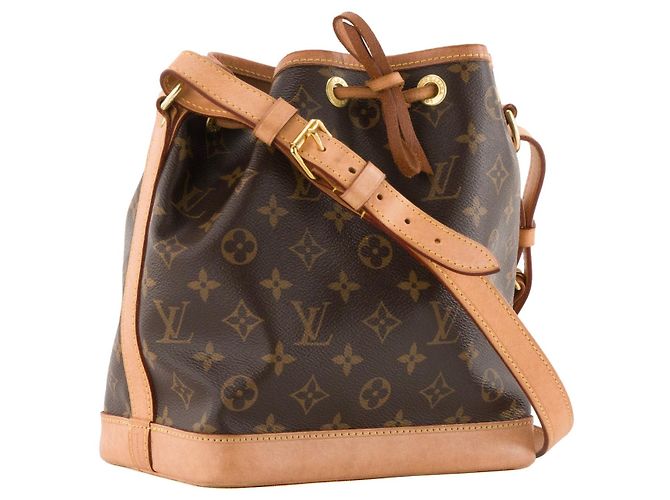 Noe LOUIS VUITTON - Borsa a tracolla Louis Vuitton Noé BB in tela rivestita monogram marrone - vista 2